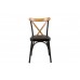 HANAH HOME Trpezarijski sto i stolice Oliver Oak - Black