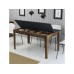 HANAH HOME Trpezarijski sto Milan 513 Walnut Anthracite