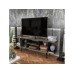 HANAH HOME TV polica Akya Walnut Black