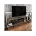 HANAH HOME TV polica Akya Walnut Black