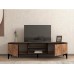 HANAH HOME TV polica Begi Atlantic Pine Black