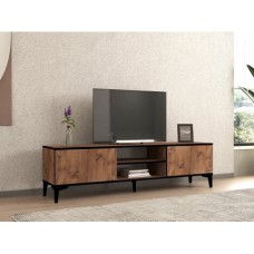 HANAH HOME TV polica Begi Atlantic Pine Black