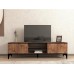 HANAH HOME TV polica Begi Atlantic Pine Black