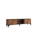 HANAH HOME TV polica Begi Atlantic Pine Black