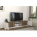 HANAH HOME TV polica Bonnel White Walnut