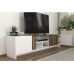 HANAH HOME TV polica Bonnel White Walnut