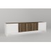 HANAH HOME TV polica Bonnel White Walnut