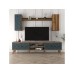 HANAH HOME TV polica Class S Walnut Chalcedony