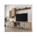 HANAH HOME TV polica Class S Walnut Cream