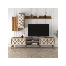 HANAH HOME TV polica Class S Walnut Cream