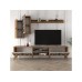 HANAH HOME TV polica Class S Walnut Cream