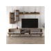 HANAH HOME TV polica Class S Walnut White