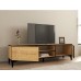 HANAH HOME TV polica Donat Sapphire Oak Black