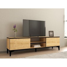 HANAH HOME TV polica Donat Sapphire Oak Black