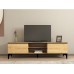 HANAH HOME TV polica Donat Sapphire Oak Black