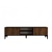 HANAH HOME TV polica Erem Walnut Black