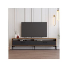 HANAH HOME TV polica Istanbul 2 WalnutAnthracite