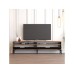 HANAH HOME TV polica Istanbul 2 WalnutBlack Marble