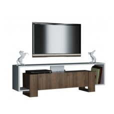 HANAH HOME TV polica Mery White Walnut (745DCD3042)