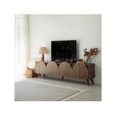 HANAH HOME TV polica Mesta Walnut v2