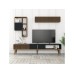 HANAH HOME TV polica Milan TV Walnut Anthracite