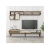 HANAH HOME TV polica Milan TV Walnut Cream