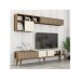 HANAH HOME TV polica Milan TV Walnut Cream