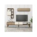 HANAH HOME TV polica Milan TV Walnut Cream