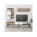 HANAH HOME TV polica Milan TV Walnut White