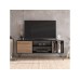 HANAH HOME TV polica Mistico (140) Walnut Black