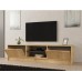 HANAH HOME TV polica Pelen Sapphire Oak Anthracite