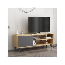 HANAH HOME TV polica Venga Oak Anthracite (935CMN2307)