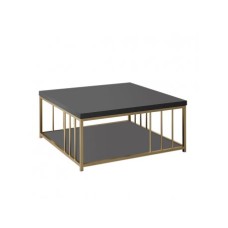 HANAH HOME Sto za dnevnu sobu Zenn Anthracite Gold