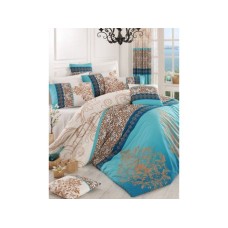 L`ESSENTIEL MAISON Ranforce posteljina (240 x 220) Katre Turquoise