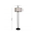 OPVIQ Podna lampa Elips lambader 534LUN3177