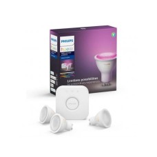 PHILIPS Set tri pametne sijalice + Hue bridge HueWCA 4.3 W GU10 bele