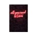 WALLXPERT Dekorativna rasveta All You Need is Love Red