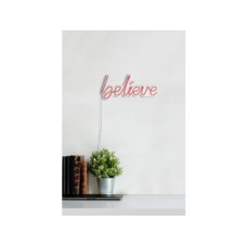 WALLXPERT Dekorativna rasveta Believe Pink