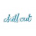 WALLXPERT Dekorativna rasveta Chill Out Blue