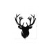 WALLXPERT Zidna lampa Deer 2 Blue