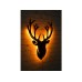 WALLXPERT Zidna lampa Deer 2 Yellow