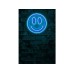 WALLXPERT Dekorativna rasveta Smiley Blue