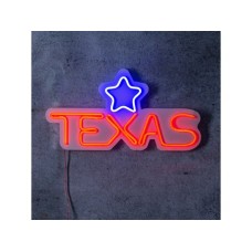 WALLXPERT Dekorativna rasveta Texas Lone Star Blue