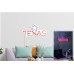 WALLXPERT Dekorativna rasveta Texas Lone Star Blue