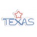 WALLXPERT Dekorativna rasveta Texas Lone Star Red