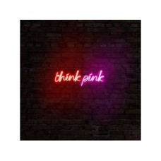 WALLXPERT Dekorativna rasveta Think Pink Red