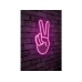 WALLXPERT Dekorativna rasveta Victory Sign Pink