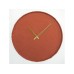 WALLXPERT Dekorativni metalni zidni sat Earthy Metal Wall Clock APS111 Terracotta