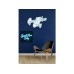 WALLXPERT Dekorativna rasveta Good Vibes Only 2 Blue