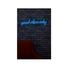 WALLXPERT Dekorativna rasveta Good Vibes Only Blue